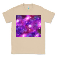 Mushroom colorful abstract galaxy black and purple Classic Tee - TumblerDesignByShophia