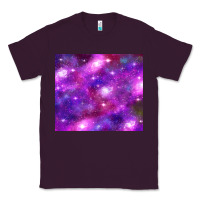 Plum colorful abstract galaxy black and purple Classic Tee - TumblerDesignByShophia