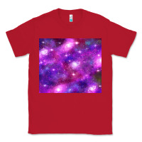 Red colorful abstract galaxy black and purple Classic Tee - TumblerDesignByShophia