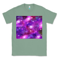 Sage colorful abstract galaxy black and purple Classic Tee - TumblerDesignByShophia