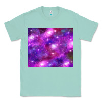 Seafoam colorful abstract galaxy black and purple Classic Tee - TumblerDesignByShophia