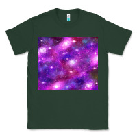 Sports Green colorful abstract galaxy black and purple Classic Tee - TumblerDesignByShophia