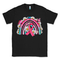 Black Breast Cancer Rainbow Classic Tee - Artiststas