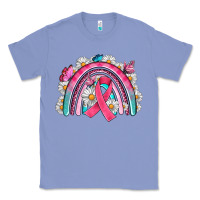 Colony Blue Breast Cancer Rainbow Classic Tee - Artiststas