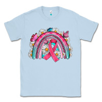 Dusty Blue Breast Cancer Rainbow Classic Tee - Artiststas