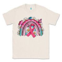 Natural Breast Cancer Rainbow Classic Tee - Artiststas