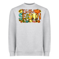 Heather Grey tis the season softball Heavyweight Sweatshirt - RacoonDesign