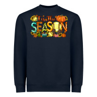 Navy tis the season softball Heavyweight Sweatshirt - RacoonDesign