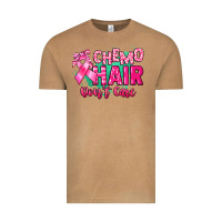 Chemo Hair Don't Care Cancer Awareness Vintage Tee | Teevron