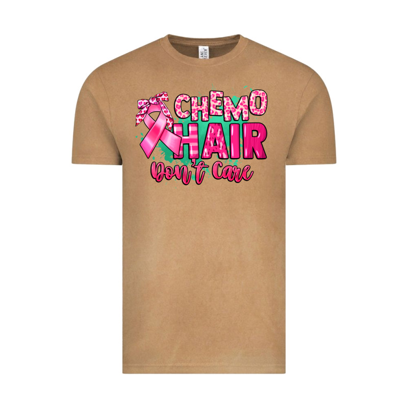 Chemo Hair Don't Care Cancer Awareness Vintage Tee by HowdyJamesFarm | Teevron
