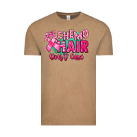 Vintage Coffee Chemo hair don't care Cancer Awareness Vintage Tee - HowdyJamesFarm