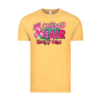 Vintage Mustard Chemo hair don't care Cancer Awareness Vintage Tee - HowdyJamesFarm