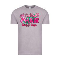 Vintage Zinc Chemo hair don't care Cancer Awareness Vintage Tee - HowdyJamesFarm
