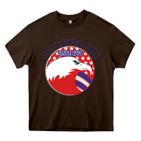 Chocolate Brown America Since 1776 Heavy Core Tee - Bettercallsaul