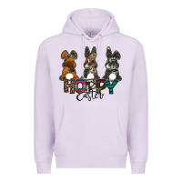 Lilac Hoppy Easter Premium Hoodie - CowhideDigitalArt