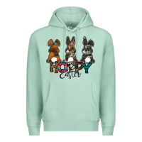 Seafoam Hoppy Easter Premium Hoodie - CowhideDigitalArt