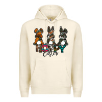 Tofu Hoppy Easter Premium Hoodie - CowhideDigitalArt