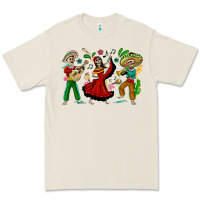 Bone Mexican Skeletons Premium Tee - texasbilliewilder