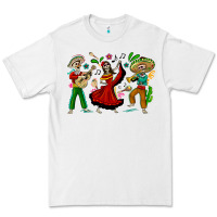 White Mexican Skeletons Premium Tee - texasbilliewilder