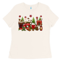 Bone Christmas coffee cups Ladies Tee - texasbilliewilder