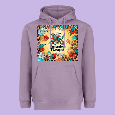 Respiratory Therapist Heavyweight Hoodie Designed By Barkaloodesign