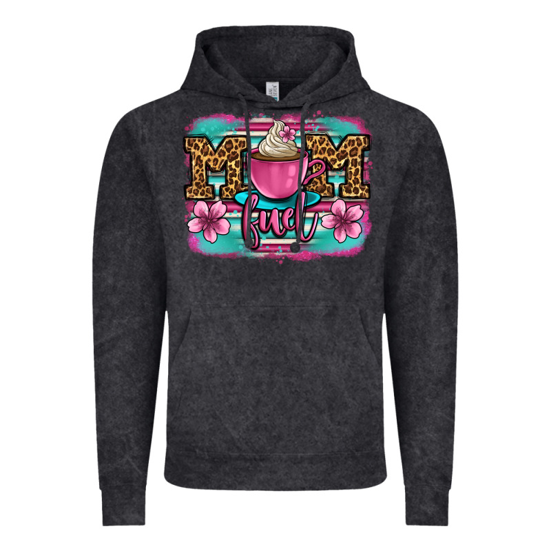 Mom Fuel Coffee Cup Vintage Hoodie by OliviaCreatesArt | Teevron
