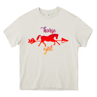 Cream Horse Girl Heavy Core Tee - Bettercallsaul