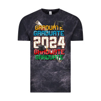 Cloud Black graduate 2024 Vintage Tee - CowGirlArtShop
