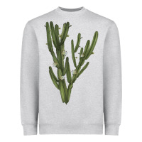 Heather Grey cereus jamacaru Heavyweight Sweatshirt - LillyAllenDesigns