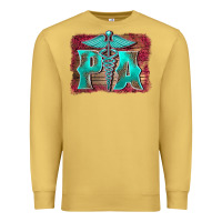 Antique Gold physician medical symbol assistant nurse background Premium Sweatshirt - BarkalooDesign