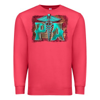 Cardinal physician medical symbol assistant nurse background Premium Sweatshirt - BarkalooDesign