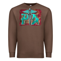 Chestnut physician medical symbol assistant nurse background Premium Sweatshirt - BarkalooDesign