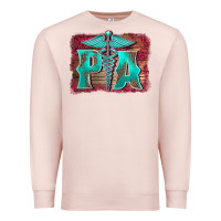 Physician Medical Symbol Assistant Nurse Background Premium Sweatshirt | Teevron