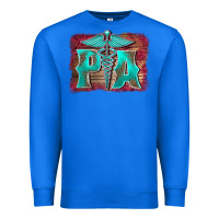 True Royal physician medical symbol assistant nurse background Premium Sweatshirt - BarkalooDesign