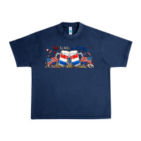 Navy red white and boozy libbey glass Urban Heavy Tee - RanaPortraitStore