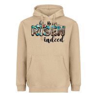 He Is Risen Indeed Heavyweight Hoodie | Teevron