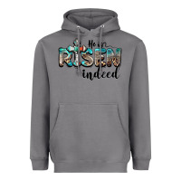 Storm he is risen indeed Heavyweight Hoodie - BarkalooDesign