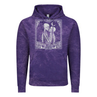 Cloud Purple The Lovers Tarot Card Skeleton Valentines Halloween Occult Vintage Hoodie - longCreatives