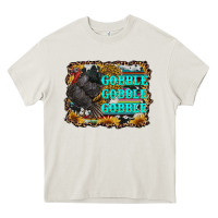 Cream gobble gobble gobble Heavy Core Tee - RanaPortraitStore