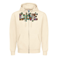 Sandshell love autism awareness leopard cowhide Zipper Hoodie - Artiststas
