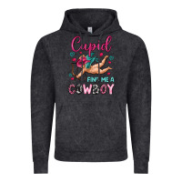 Vintage Black cupid find me a cowboy Vintage Hoodie - OliviaCreatesArt