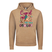 Vintage Coffee cupid find me a cowboy Vintage Hoodie - OliviaCreatesArt