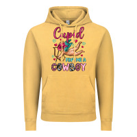 Vintage Mustard cupid find me a cowboy Vintage Hoodie - OliviaCreatesArt