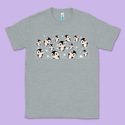 Cute Penguin Classic Tee Designed By Tumblerdesignbyshophia