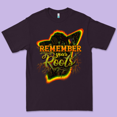Remember Your Roots Premium Tee Designed By Nancycooperartshop