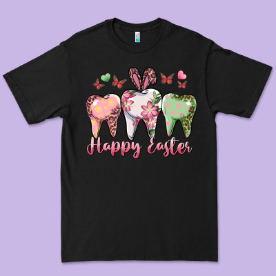 Happy Easter Dental Premium Tee Designed By Ranaportraitstore