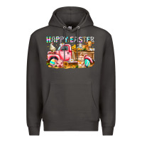 Smoke Happy Easter Animal Farm Truck Premium Hoodie - CowhideDigitalArt