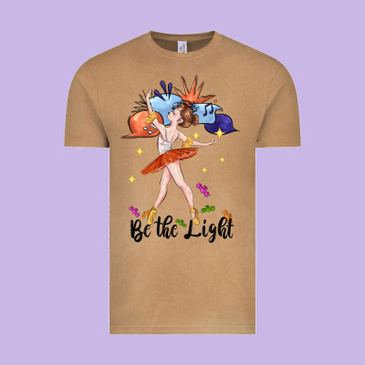 Be The Light Vintage Tee Designed By Cowgirlartshop