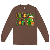 Chestnut St. Patrick's Lucky a latte Long Sleeve Tee - OliviaCreatesArt
