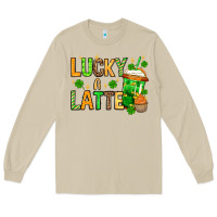 Mushroom St. Patrick's Lucky a latte Long Sleeve Tee - OliviaCreatesArt